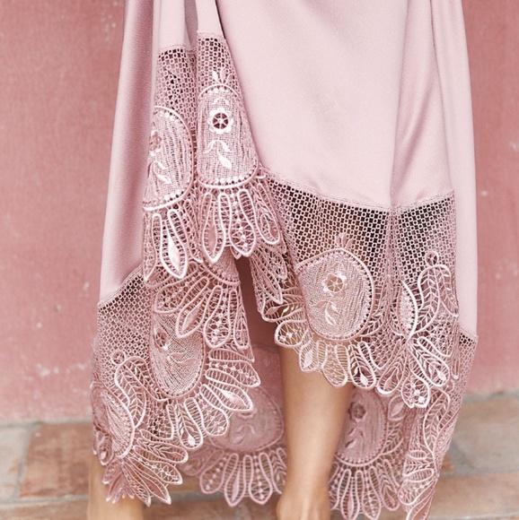 Free People Maxi Dress with sheer lace. - Picture 4 of 11